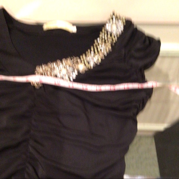 💕💕HOST PICKS 💕💕NWOT Blk dress with lining s:m(6) 65%cott,35%poly - Picture 4 of 4